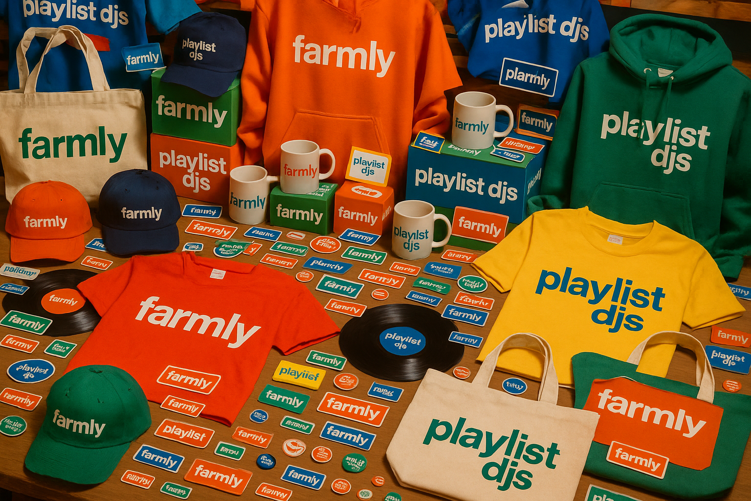 Merch Farmly Playlist DJs