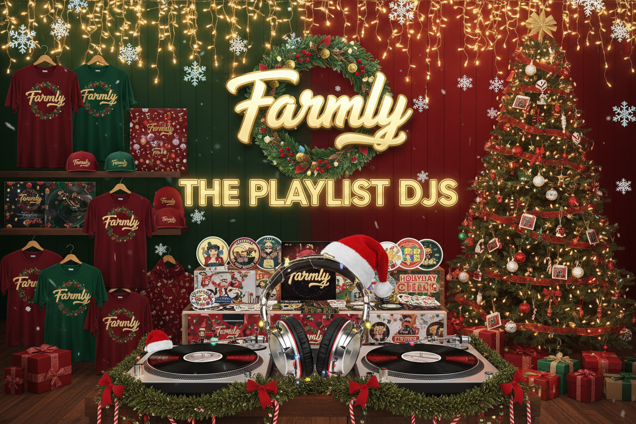 Christmas x Playlist DJs x Farmly x Personalised